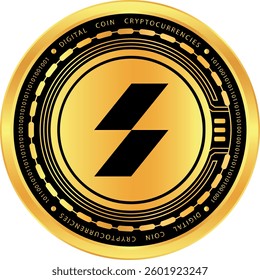 stp-stpt cryptocurrency images on abstract background. 3d illustrations.