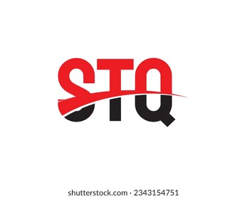 STQ Letter Initial Logo Design Vector Illustration