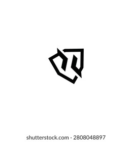 STR technology element illusion logo