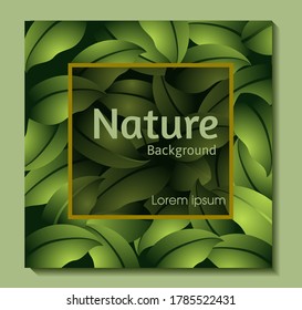 straggle green fresh leaf cover design