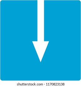 straight ahead only vector logo