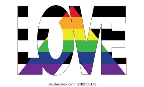 Straight Allies Pride Flag Lgbt Community Stock Vector (Royalty Free ...