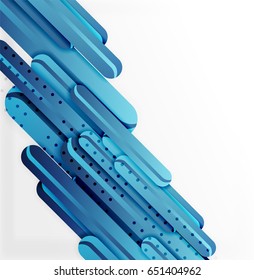 Straight blue lines vector abstract background
