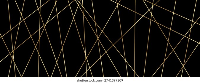 Líneas oro aleatorias caóticas