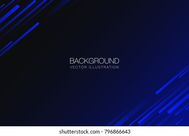 Straight color Light lines abstract vector background