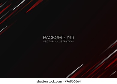 Straight color Light lines abstract vector background