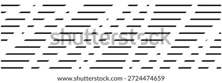 Straight dash line set. Pencil borders design, underline symbols, dot pattern icon, section stripe elements, pencil dash underline collection