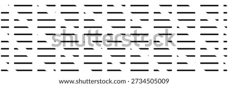Straight dash line set. Pencil borders design, underline symbols, dot pattern icon, section stripe elements, pencil dash underline collection
