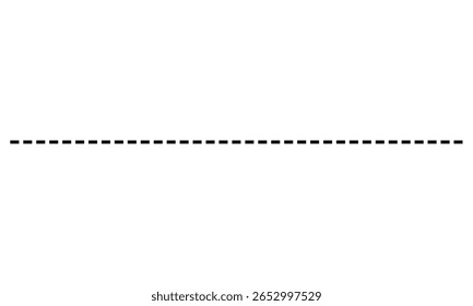 Linha tracejada pontilhada reta, linha Grunge, ilustração vetorial de símbolo de seta dinâmica, símbolo de seta amarela perfeita, borda de linha vetorial. Linhas, bordas, traços de lápis sublinhados, 