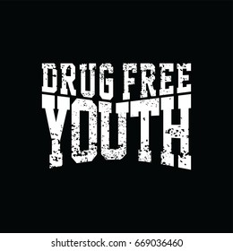 Straight Edge - Drug Free Youth Campaign Vector Art