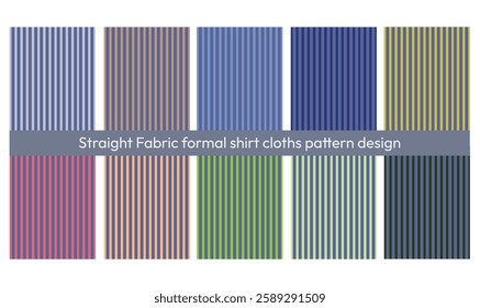 Straight fabric formal shirt cloths pattern design for use.