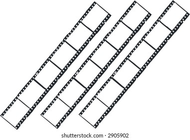 Straight filmstrip vector