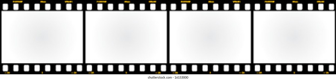 Straight filmstrip. Vector element for design.