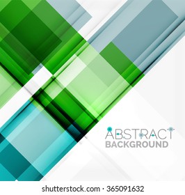 Straight glossy geometric design lines