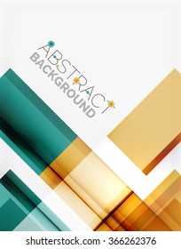 Straight glossy geometric design lines