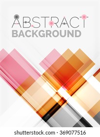 Straight glossy geometric design lines