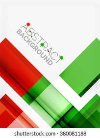 Straight glossy geometric design lines
