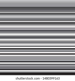 Straight horizontal gray segments.Vector seamless texture. Modern geometric background. 