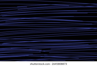 Straight line blue on black background.eps