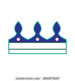 Icono de construcción de línea recta ilustración de diseño vectorial
