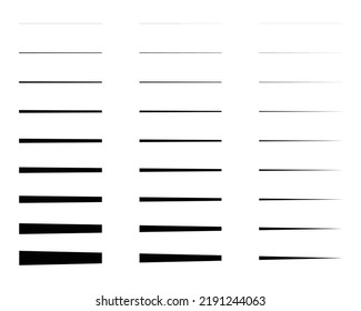 Straight Line Collection Set Dotted Stock Vector (Royalty Free ...