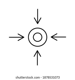 straight line icon vector design illustration