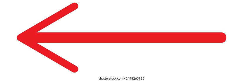 Línea recta con punto en el inicio y flecha en el final. Símbolo de dirección, puntería, objetivo, camino, desafío fácil, vía rápida, Plan ideal aislado sobre fondo blanco. Ilustración gráfica de Vector
