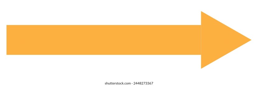 Straight line with point on start and arrow on finish. Symbol of direction, aim, target, path, easy challenge, fast way, ideal plan isolated on white background. Vector graphic illustration