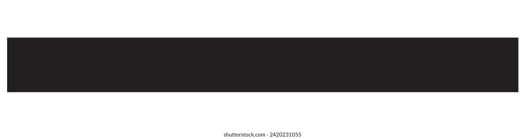 Straight line, stripe series from thin to thick