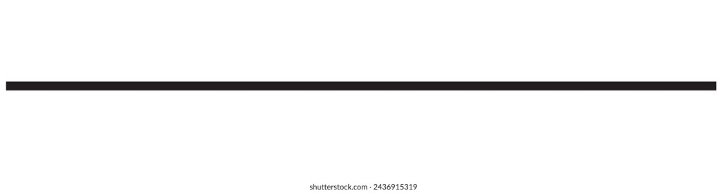 Straight line, stripe series from thin to thick