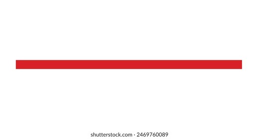 Straight line, stripe series from thin to thick