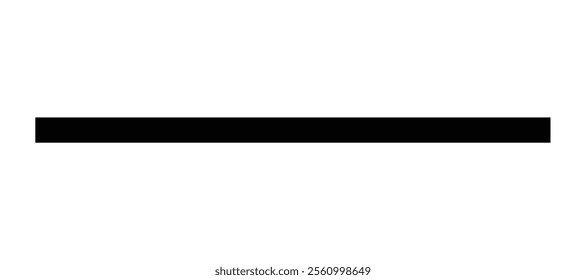 Straight line, stripe series from thin to thick