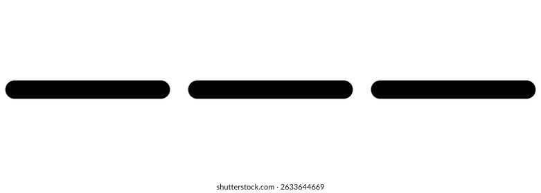 Straight line  stripe series from thin to thick. vector ilustration