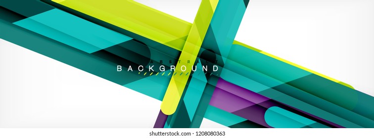 Straight lines abstract vector background, trendy abstract layout template for business or technology presentation or web brochure cover, wallpaper.