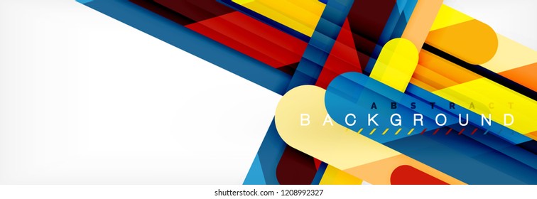 Straight lines abstract vector background, trendy abstract layout template for business or technology presentation or web brochure cover, wallpaper.