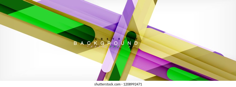 Straight lines abstract vector background, trendy abstract layout template for business or technology presentation or web brochure cover, wallpaper.