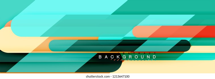 Líneas rectas fondo vectorial abstracto, plantilla de diseño abstracto de moda para presentación de negocios o tecnología o portada de folletos web, fondo de pantalla.