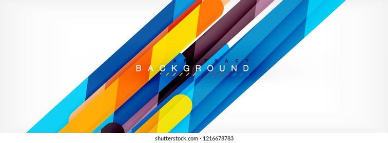 Straight lines abstract vector background, trendy abstract layout template for business or technology presentation or web brochure cover, wallpaper.