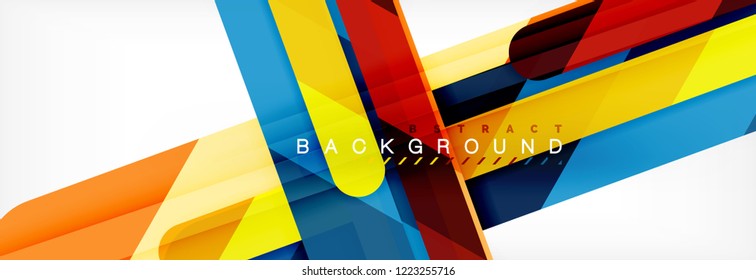 Straight lines abstract vector background, trendy abstract layout template for business or technology presentation or web brochure cover, wallpaper.