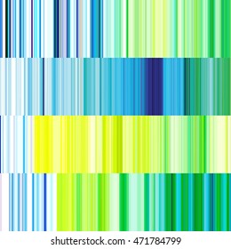 Straight lines background. Abstract art rainbow irregular lines colorful pattern. Striped textured geometric decor in cold  tone colors. Bright colors patchwork pattern for textile, rug, paper design