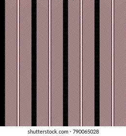 Straight Lines Background. Geometric Seamless Pattern in Ethnic Style. Stylized Feathers. Straight Lines Background for Wallpaper, Textures, Textiles, Fabrics, Surface Textures, Wrapping Paper. 