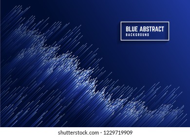 Straight lines composed of glowing background. Abstract modern technology vector background.