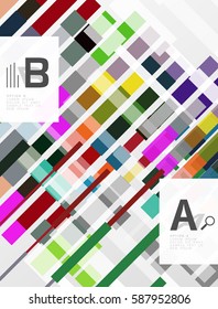 Straight lines geometrical abstract background
