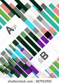 Straight lines geometrical abstract background