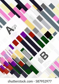 Straight lines geometrical abstract background