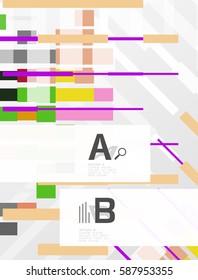 Straight lines geometrical abstract background