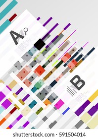 Straight lines geometrical abstract background