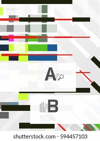 Straight lines geometrical abstract background