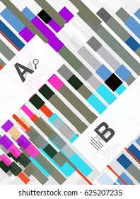 Straight lines geometrical abstract background