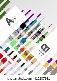 Straight lines geometrical abstract background